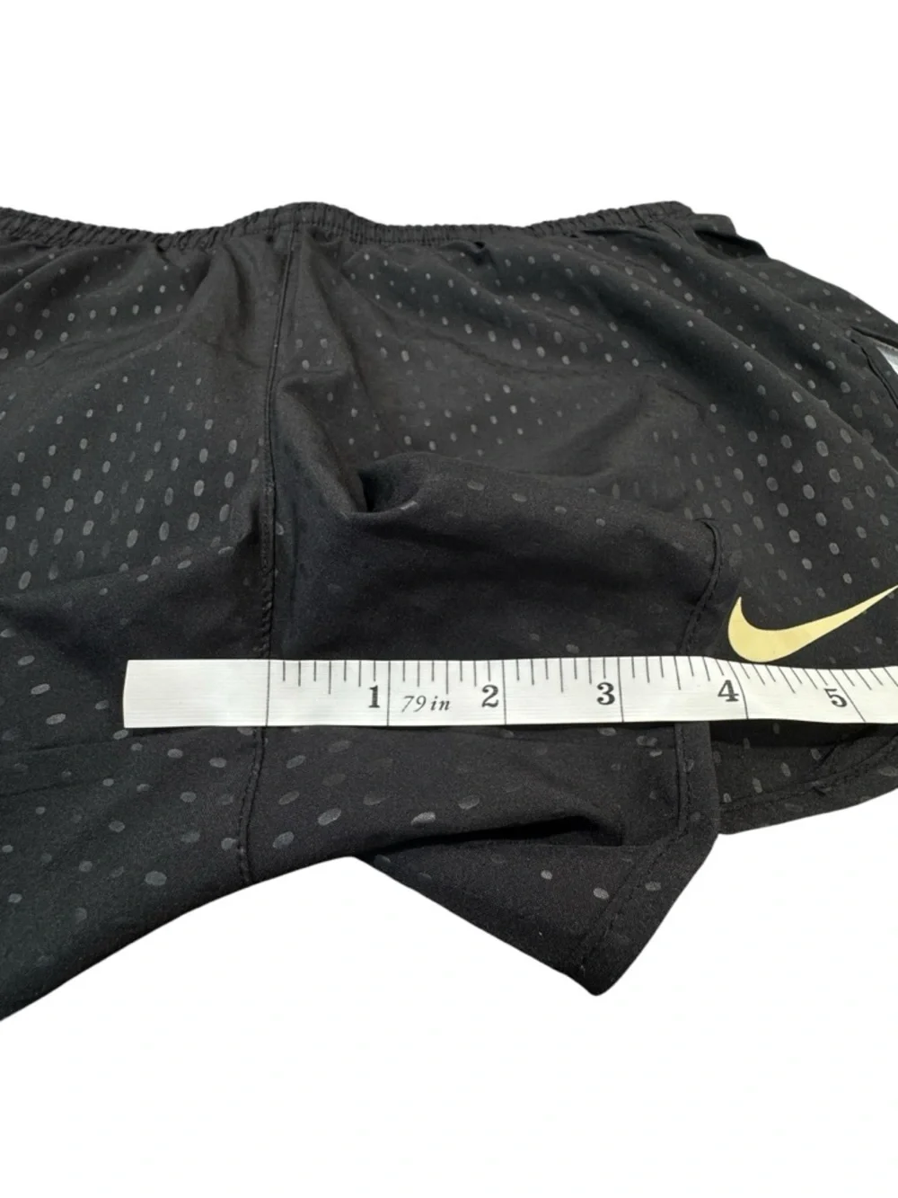 Nike Women’s Dri-Fit Washington Huskies Running Tempo Shorts Black/White Sz Sm
